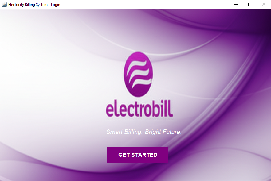 ElectroBill Screen 1